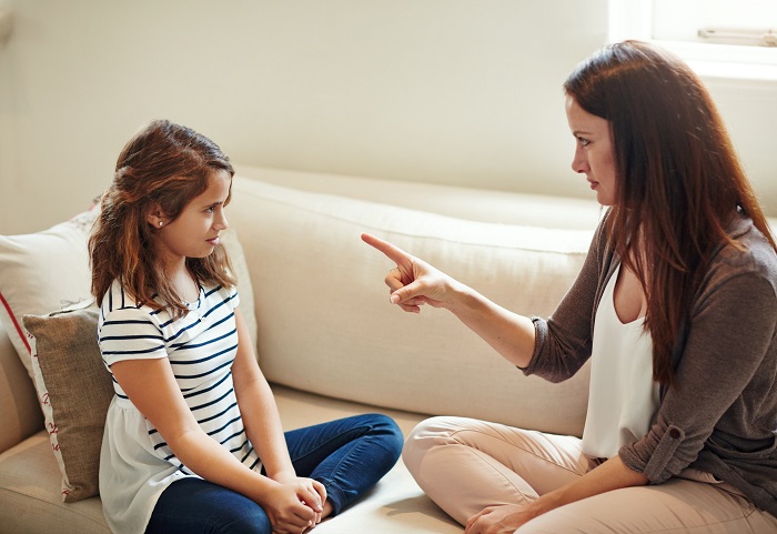 Parent Disciplining Child
